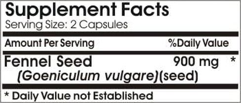 بذور الشمر 900mg ~ 200 كبسولة - لا تضافات ~ مكملات Naturetition in Saudi Arabia