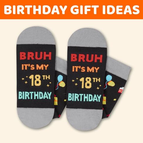 HAPPYPOP 16th Birthday Gifts for Teens - Socks for Young Adults Age 16, Presents for 16 Year Old Boys and Girls, 16 Yr Old Gift Ideas in Saudi Arabia