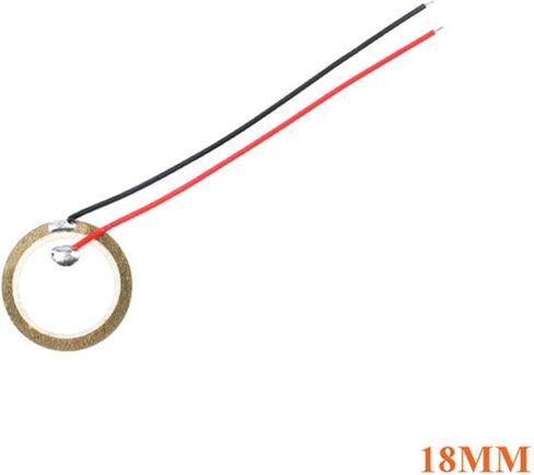 10pcs Piezoelectric Piezo Ceramic Wafer Plate Sounder Sensor Dia 12MM/15MM/18MM/20MM/27MM/35MM/50MM for Buzzer Loudspeaker Wire(27MM) in Saudi Arabia