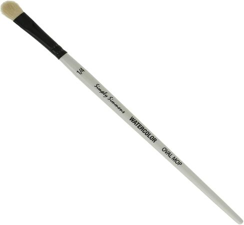 Daler-Rowney Simply Simmons Paintbrush, Size 10/0 inch, White in Saudi Arabia
