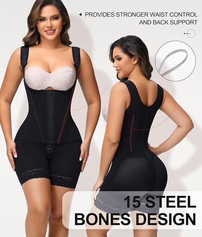 M MYODRESS Fajas Colombianas Moldeadoras Shapewear Tummy Control Faja Body Shaper Postpartum Post Surgery Compression Garment in Kuwait