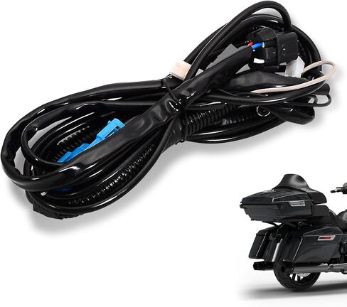 WOWTK Tour Pack Quick Disconnect Wiring Harnesses,Plug-n- Play Tour Pack Power tap Harness for Harley Touring 2014-2024,for Road King, Road Glide, Street Glide, Electra Glide Standard and Select CVO in Kuwait