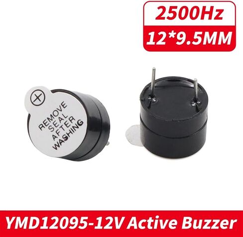 10pcs/الكثير من الجرس النشط 12095 3V 5V 12V نغمة صفير طويلة مستمرة 12 * 9.5 مم ymd12095 الجرس المغنطيسي الكهربائي (10pcs YMD12095-3V) in Kuwait