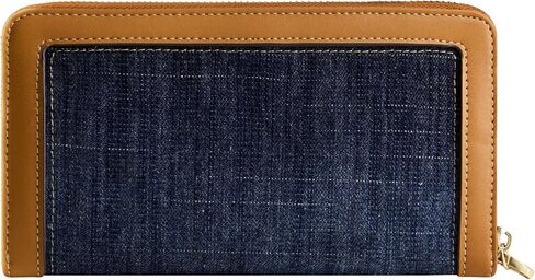 True Religion Women's Zip-Around Mini Wallet with Wrist Strap, Dark Denim, One Size in Saudi Arabia