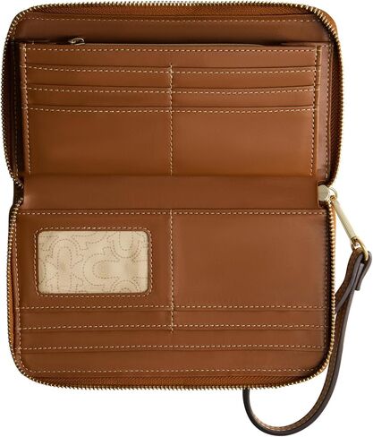 True Religion Women's Zip-Around Mini Wallet with Wrist Strap, Dark Denim, One Size in Saudi Arabia