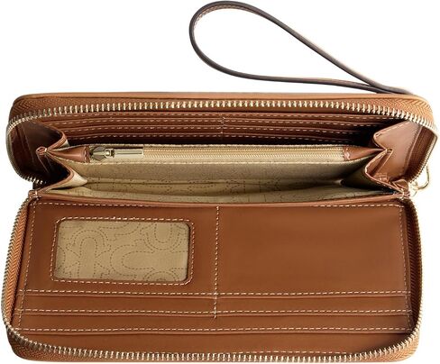 True Religion Women's Zip-Around Mini Wallet with Wrist Strap, Dark Denim, One Size in Saudi Arabia