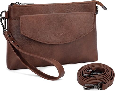 APHISON RFID WRISTLET WARTETS CHLUCT FOR FOR Women ، HOOLET محفظة محفظة حقيبة كروس الكتف مع حامل البطاقة in Kuwait