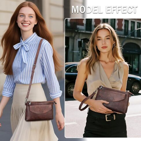 APHISON RFID WRISTLET WARTETS CHLUCT FOR FOR Women ، HOOLET محفظة محفظة حقيبة كروس الكتف مع حامل البطاقة in Kuwait