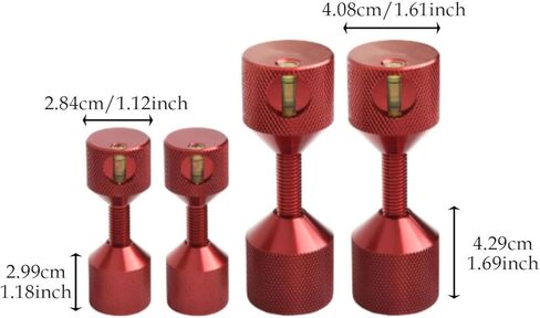 4 قطع 2 ثقب شفة aligners متعددة الوظائف 2 ثقب حافة دبوس in Kuwait