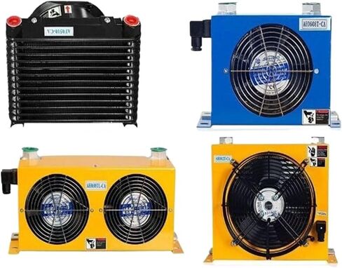 1pc مبرد الهواء الهيدروليكي ، المبرد بالزيت المبرد بالهواء ، مبادل حراري هيدروليكي AF0510 (DC24V) in Saudi Arabia
