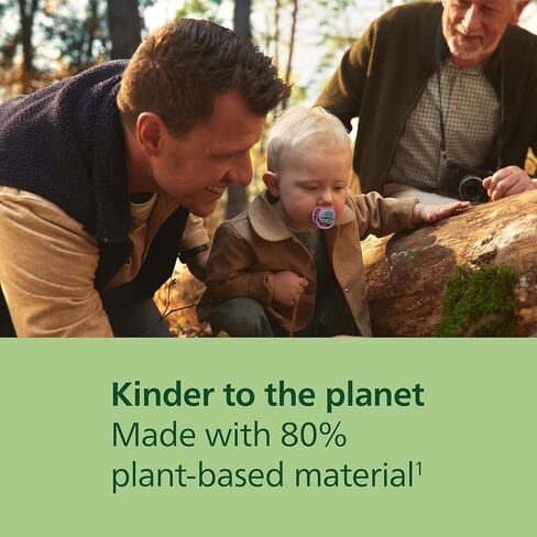 Philips Avent Ultra Air Pacifier - 4 x Light, Breathable Baby Pacifiers for Babies Aged 18 Months Plus, BPA Free with Sterilizer Carry Case (Model SCF349/25) in Kuwait