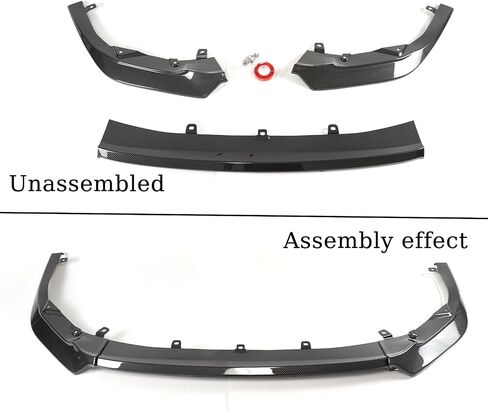 Front Bumper Lip 3Pcs for Subaru WRX VB 2022 2023 2024 2025 V2 S Style Add On Body Kit Front Splitter Lower Air Dams Spoiler Chin (Matte Black) in Saudi Arabia