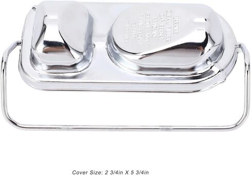 Chrome Brake Master Cylinder Cover Gasket Single Bail Master Cylinder Cover for Ben Style 1973 ‑ 1983 in Saudi Arabia
