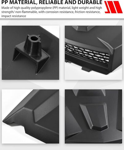 SAUTVS Sport Hood Scoop for Polaris General 1000/4 1000 EPS 2016-2022 Accessories, Turbo Hood Scoop Kit(Replace OEM #5456064) in Saudi Arabia