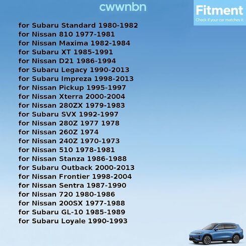 المركز الخلفي لـ Subaru Forester ، Impreza ، XV Crosstrek 1998 1999 2000 2001 2002 2003 2004 2005 2006 2007 2008 2009 2010 2011 2013 2013 2014-2015 BINION BENINS 1 PCS in Saudi Arabia