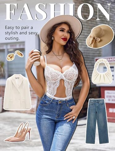 Avidlove Sexy Lingerie for Women Lace Bodysuit with Panty Garter Lingerie Set Teddy Lingerie Body Suit S-XXL in Saudi Arabia