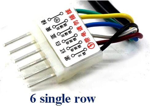 AC 220V Motor Speed Controller Deceleration Forward and Reverse Engine Speed Regulator 6 Single Row Connection Port 6W-250W(15W_CW CCW) in Saudi Arabia