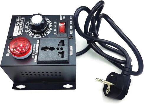 220V 4000W Electronic Voltage Regulator Single-Phase AC Adjustable Motor Speed Controller Heating Temperature Regulation in Saudi Arabia