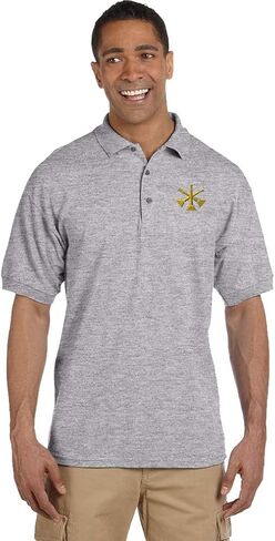 Custom Polo Shirts for Men Firefighter Assistant Chief A Embroidery Cotton in Saudi Arabia