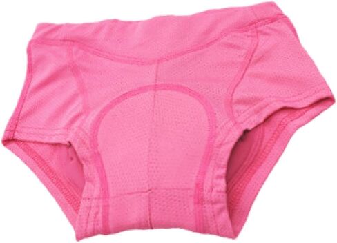 Women's Cycling Underwear Padded Bike Shorts Breathable Riding Undershorts with 3D Silicone Cushion for Bicycle Sports- Pink in Saudi Arabia