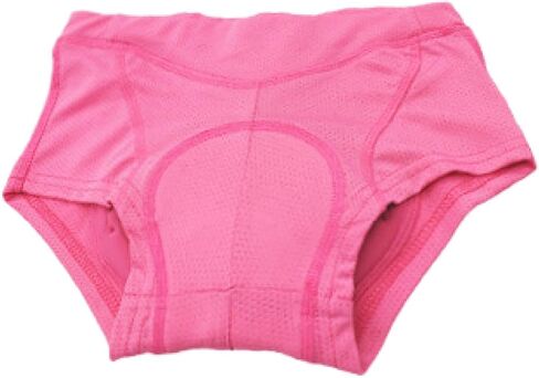 Women's Cycling Underwear Padded Bike Shorts Breathable Riding Undershorts with 3D Silicone Cushion for Bicycle Sports- Pink in Saudi Arabia