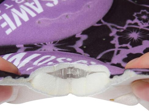 ركوب الدراجات الداخلية وسادة السيليكون دراجة سروال السجون مقعد مقعد المقعد التنفس الملموسة لركوب الدراجات الدراجة النارية دراجة الدراجة النارية 11.81x7.87inch- الأرجواني in Kuwait