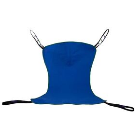 Dynarex 10741MD Full Body Solid Fabric Sling, Blue, Medium, 600 lbs Load Capacity, 50.79" Length, 39.76" Width