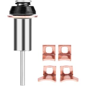 Fydun Solenoid Repair Kit, Metal Starter Repair Rebuild Kit Solenoid Contact Plunger Set Replacement Accessories for for Subaru for