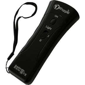 Ultrasonic Dog Bark Deterrent Device with Replaceable 9V Battery, Anti Barking Device for Dog Training & Behaviour Aids for Indoor and Outdoor (Black) in Saudi Arabia