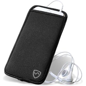 Shield Your Body Anti Radiation Cell Phone Pouch, Cell Phone Sleeves for Blocking EMF, Radiation Blocker for Cell Phone, Black, XL, for Phones Up to 3.25-inches Wide (7 x 4.25 Inches Pouch Size)