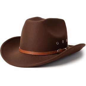 قبعة رعاة البقر ليسيانثوس للنساء والرجال، قبعات راعية البقر الغربية الكلاسيكية من فيدورا in Kuwait