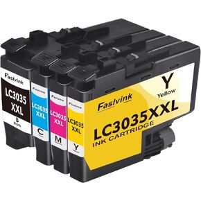 LC3035 Ink Cartridges, Replacement for Brother LC3035 LC3035XL LC3033 Work for Brother MFC-J995DW MFC-J805DW MFC-J815DW Printer (LC3035 BK/C/M/Y) 4 Pack