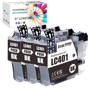 خرطوشة حبر LC401 بديلة لطابعة Brother LC 401 LC-401 XL تستخدم مع طابعة Brother MFC-J1010DW MFC-J1012DW MFC-J1170DW (2BK، 1C، 1M، 1Y)