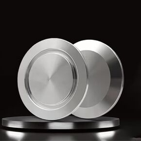 2PS KF-Vacuum-Fittings,Vacuum-Flange-Blind-Plate,KF-25-Tri-Clamp-Blank-Stud or Blind-Cap,End-Caps-Blind-Tri-Caps Clamp for Dairy-Products-Food-Wine Beverage-Cosmetics-Engineering (KF-10)