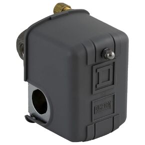 9013FHG12J55X Air-Compressor Pressure Switch, 150 Psi Set Off, 30 Psi Fixed Differential, 1/4" Npsf Internal, 2-Way Release Valve