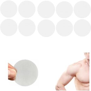 100 Pairs Nipple Cover,Mens Tape Pasties Patch Nipple Covers,Anti Chafing Protector Adhesive Nipple Guard Stickers in Kuwait