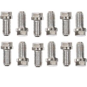 Mr. Gasket Stainless Steel Header Bolts, 3/8-16X3/4 12Pc, Silver (2210G)