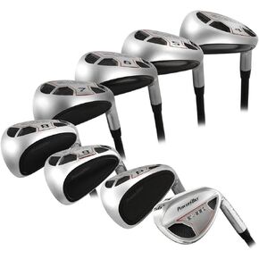 Men’s Powerbilt Golf EX-550 Hybrid Iron Set, which Includes: #4, 5, 6, 7, 8, 9, PW +SW Senior Flex Right Handed New Utility “A" Flex Club in Kuwait