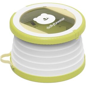 Portable Training Toilet Fold-and-Go Travel Potty Seat for Baby, Kids, Toddlers, Foldable Easy to Use, Durable and Strong, Ideal for Indoor, Travel, Camping, and Outdoor Activities (Gray)