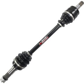 Demon Powersports Front Left/Right Heavy Duty Axle for Yamaha Rhino 450/660/700, In 4340 Chromoly Steel, Dual Heat Treated Strength, Wider Angles & In Molybdenum Grease (See Fitments in Description)
