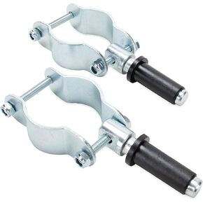 CROOKED CREEK Trac Outdoors Oar Locks - Safely Secures Your Oars - Fits Oar Shafts Up to 1-7/8-inches - 2 pack (50428),Silver