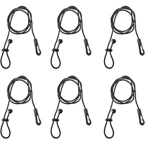 Kayak Paddle Leash Fishing Rod Paddle Leash Paddle Leash Paddle Holder Tool Lanyard Adjustable Canoe Paddle Fishing Rod Leash (6 Pack)
