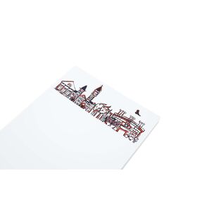Auburn University Campus Paper Skyline Notepad - Alabama - Notepad 5.5" x 8.5" - Writing Paper Pad (50 sheets) - Stationary notepad for College, Universities