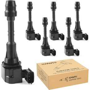 Ignition Coil Pack Replacement for V6 3.5 4.0 2002 2003 2004 2005 2006 2007 2008 Nissan Maxima Pathfinder Altima Frontier Murano Quest Xterra 02-04 Infiniti I35 QX4, UF349 C1406, Set of 6