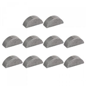 uxcell Woodruff Keys, 25pcs Steel 4mm Width x 5mm Height x 13mm Diameter Semicircle Keys