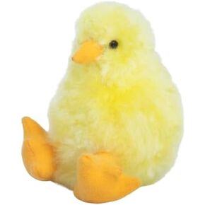 6" - Beautiful Baby alpaca fur chicken, Handmade Cute Stuffed Animal Toy for Kids, Soft Cuddly Stuffed Bear for Girls and Boys, Plush Teddy Gift for Kids and Adus in Saudi Arabia