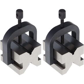 findmall 1-3/8 L X 1-5/8 W X 1-3/4 H Accuracy V-Block & Clamp Set