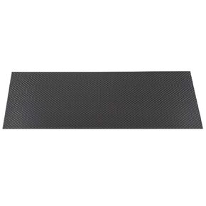 3K Full Carbon Fiber Sheet 100mm x 250mm x 1mm Plain Weave Panel Plate Thickness 1mm (Glossy Surface)