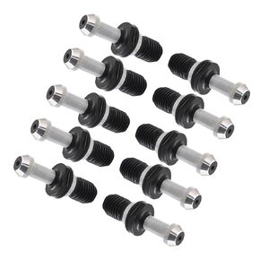 10Pcs BT40 Pull Stud Retention Knob 60 Degree Pull Stud Socket Drum Fit for Drill Retention Knob Socket