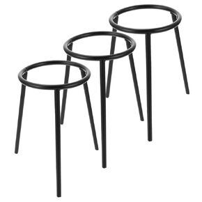 Ciieeo 3Pcs Experiment Tripod Stand Education Tripod Stand lab Tripod Stand for School Tripod Holder for School Experiment Tripod Holder Alcohol Burner lab Tripod Stand Iron Equipment